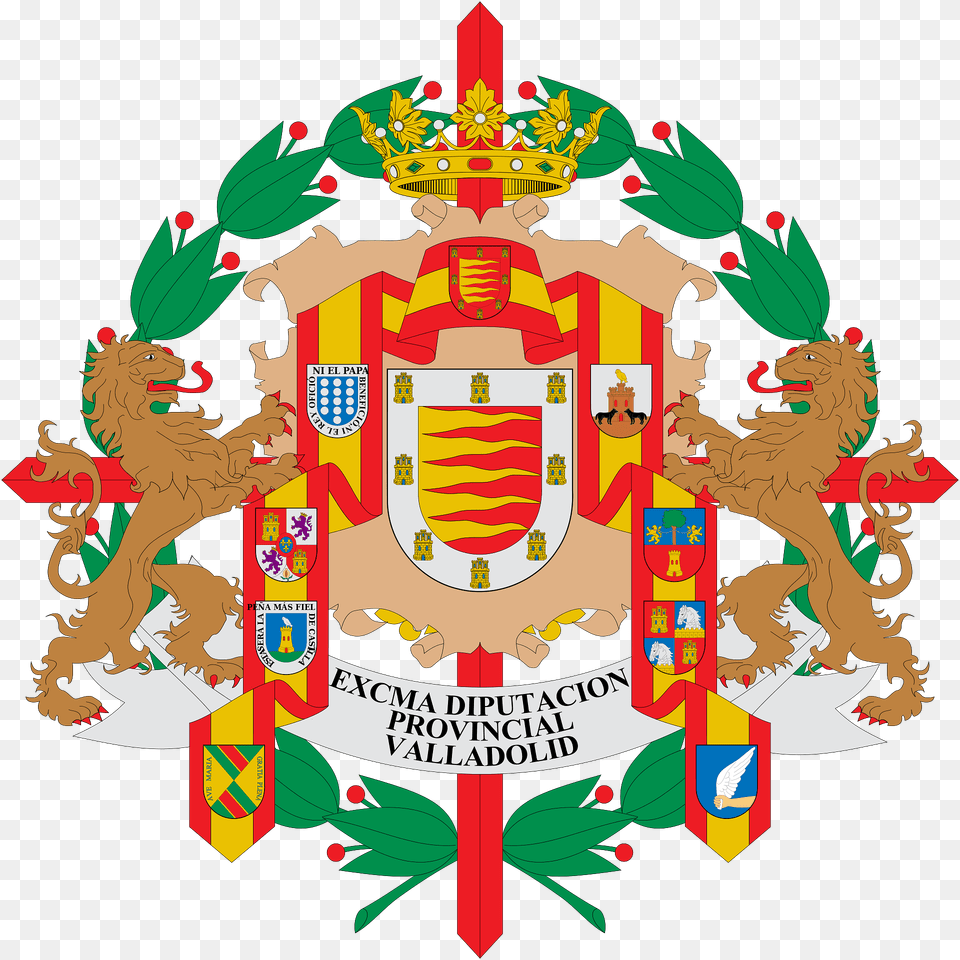 Escudo De La Provincia De Valladolid Clipart, Emblem, Symbol, Dynamite, Weapon Png Image