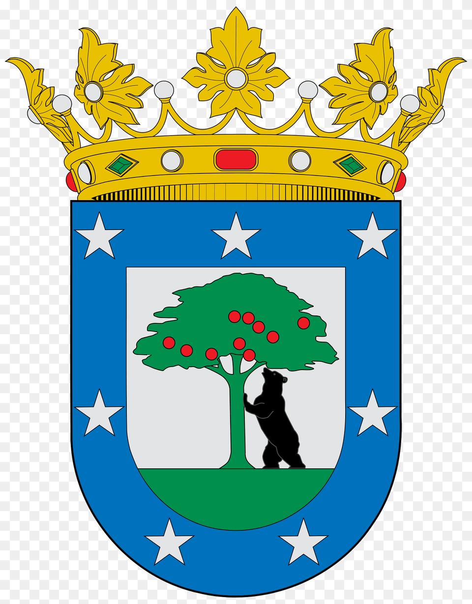 Escudo De La Villa De Madrid Clipart, Emblem, Symbol, Person, Dynamite Png Image
