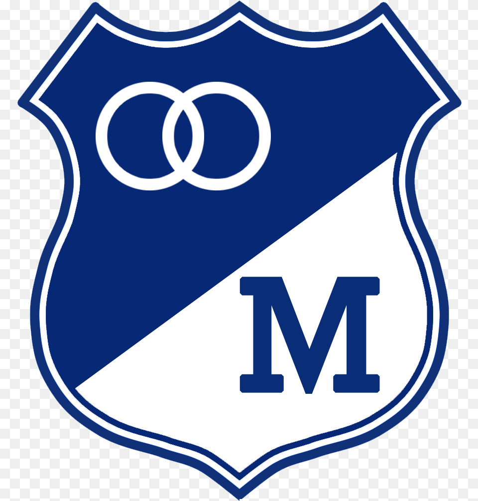 Escudo De Millonarios Temporada 1956 1972 Star Of Life With Mourning Band, Logo, Armor, Symbol, Shield Free Png