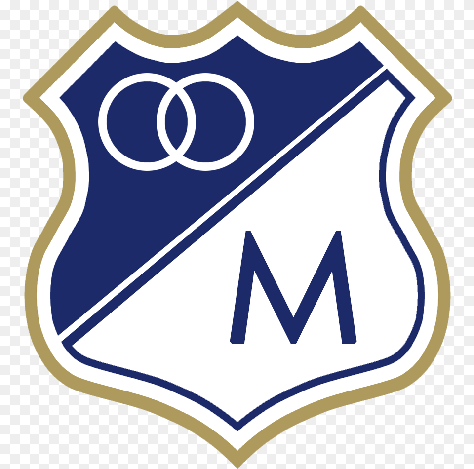 Escudo De Millonarios Temporada 2000 2002 Real Madrid Y Millonarios, Logo, Badge, Symbol, Armor Png Image