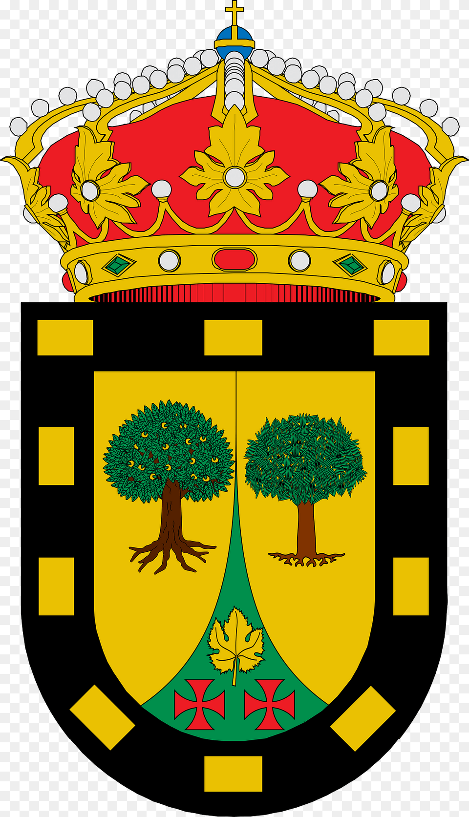 Escudo De Ombra Clipart, Plant, Emblem, Symbol Png Image