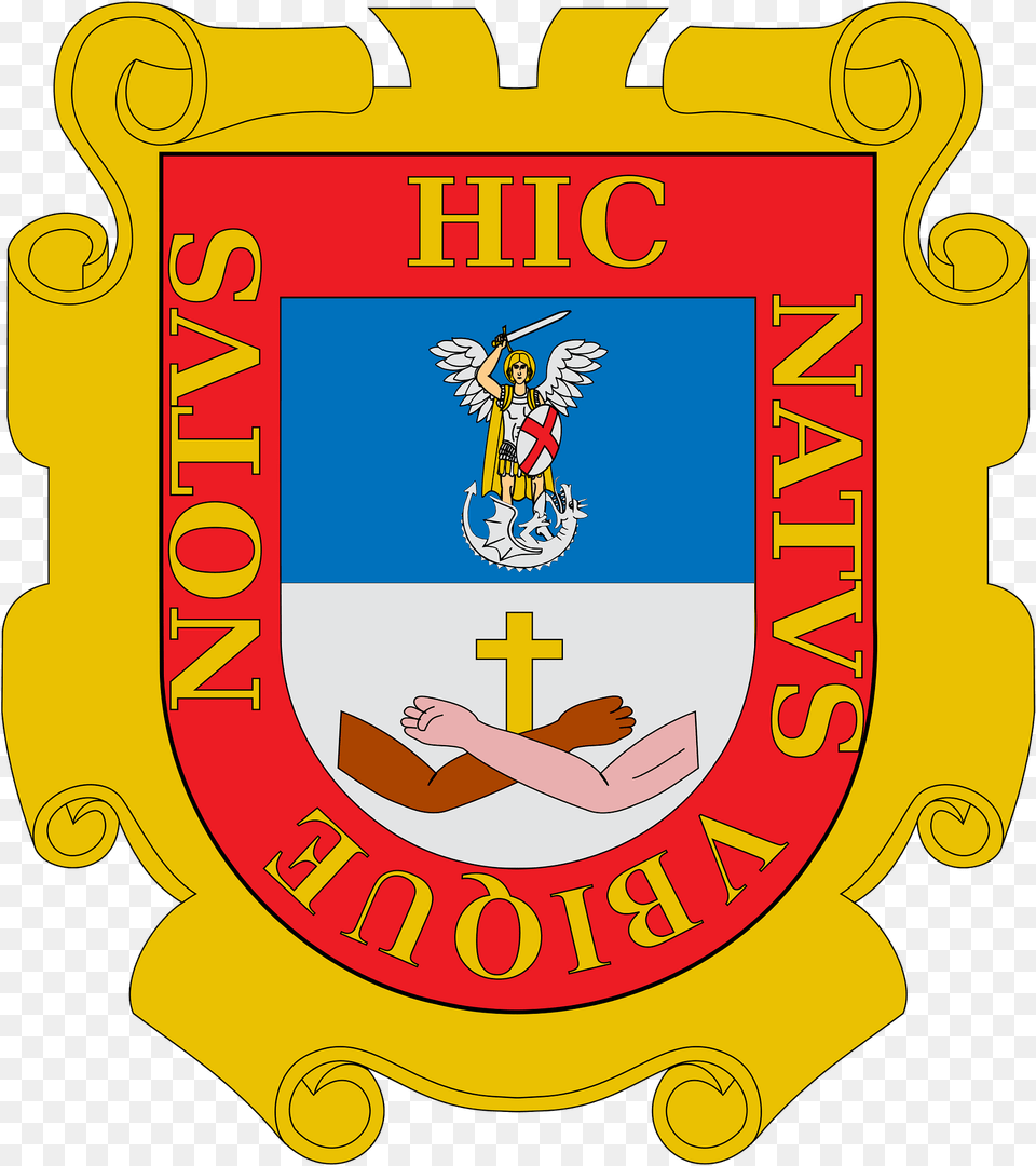 Escudo De San Miguel De Allende Clipart, Badge, Logo, Symbol, Emblem Png Image