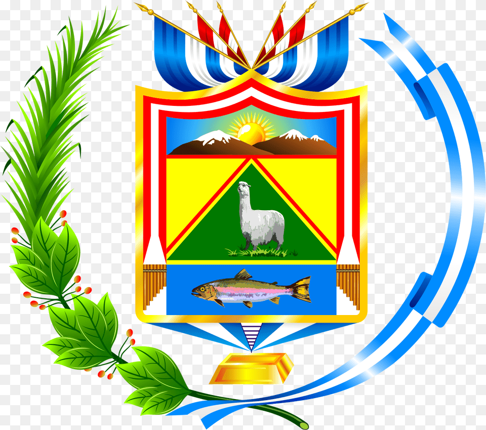 Escudo De Santa Lucia Escudo De Santa Lucia Puno, Emblem, Symbol, Animal, Fish Png