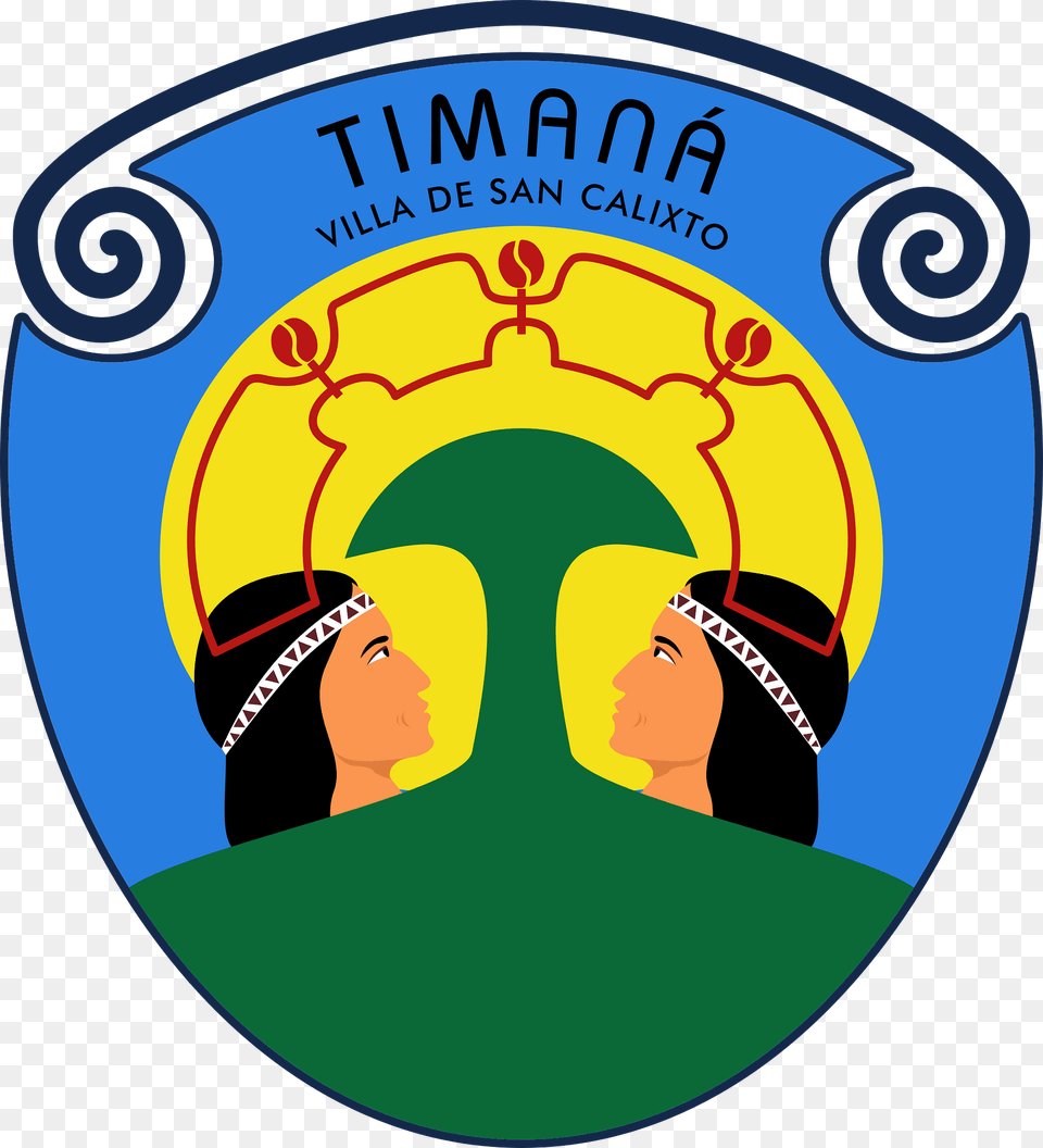 Escudo De Timana Huila Clipart, Adult, Person, Logo, Female Free Transparent Png