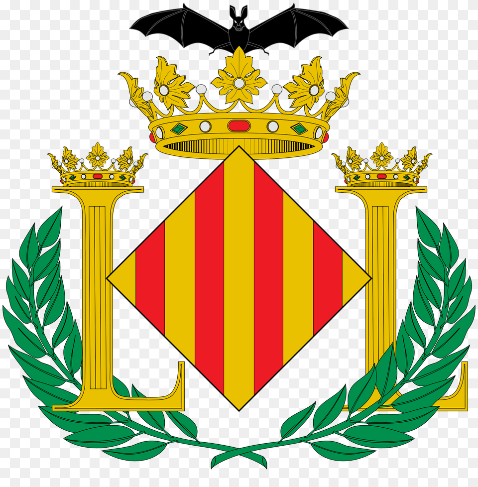 Escudo De Valencia 2 Clipart, Emblem, Symbol, Dynamite, Weapon Png
