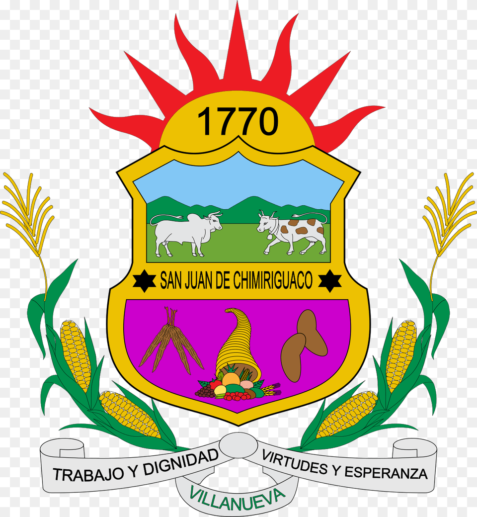 Escudo De Villanueva Bolivar, Logo, Emblem, Symbol Free Png Download