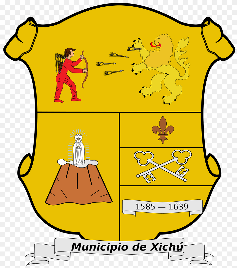 Escudo De Xich Guanajuato Mxico Clipart, Clothing, Vest, Adult, Female Free Png Download