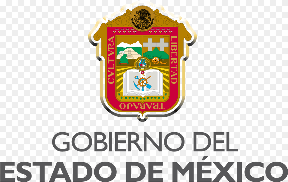 Escudo Del Estado De Mexico Escudo Del Estado De Mexico, Badge, Logo, Symbol, Emblem Png