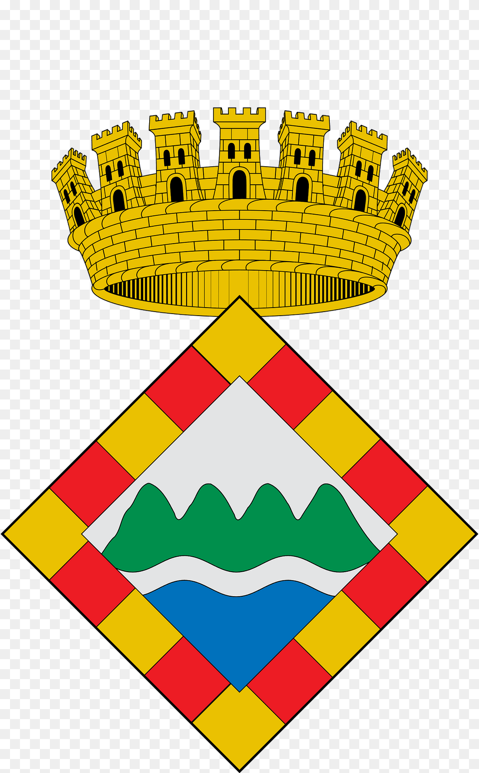 Escudo Del Montsi Clipart, Emblem, Symbol, Bulldozer, Machine Free Transparent Png