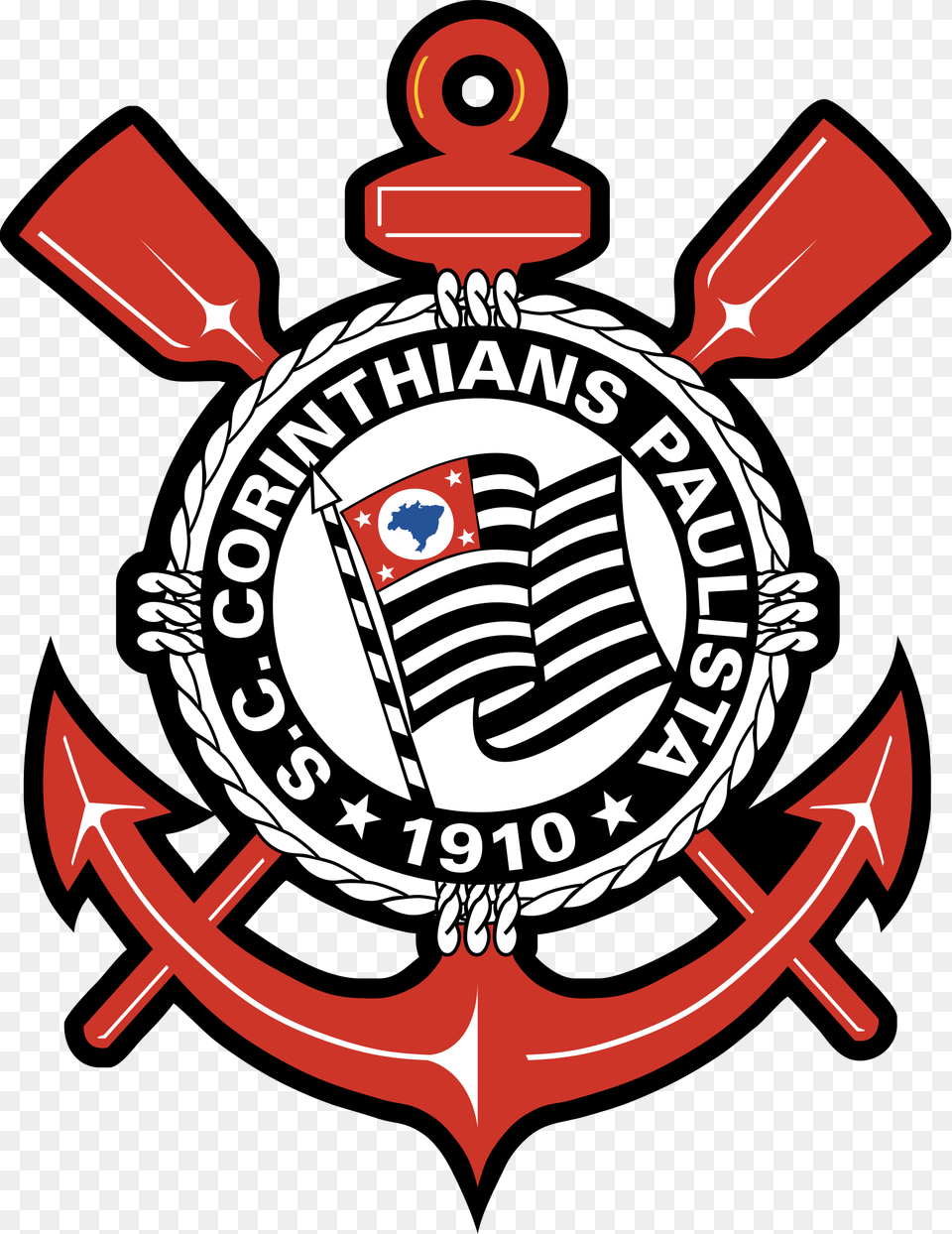 Escudo Do Corinthians Bordas Dream League Soccer Logo Do Corinthians, Electronics, Emblem, Hardware, Symbol Free Png