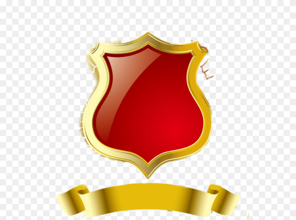Escudo Dorado Heraico Oro Rojo Placa Escudo Rojo Y Dorado, Logo, Armor, Emblem, Symbol Free Transparent Png