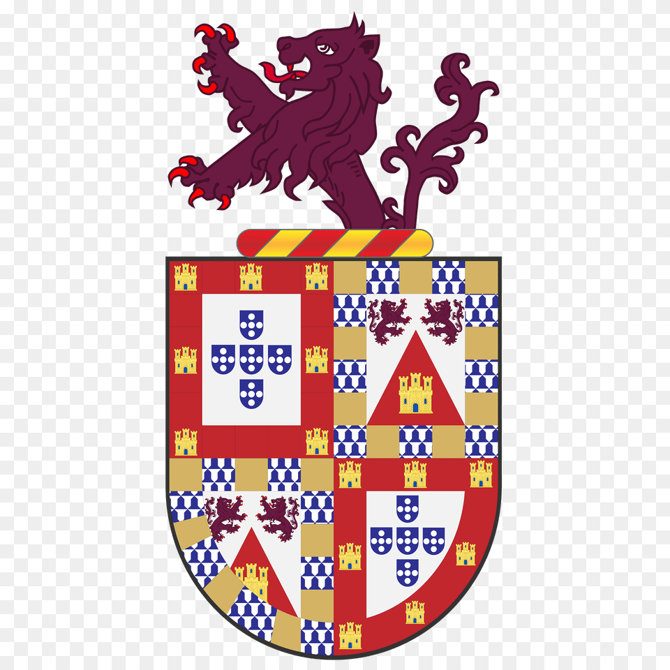 Escudo Dos Noronha De Portugal Clipart, Armor, Shield, Animal, Lion Free Transparent Png