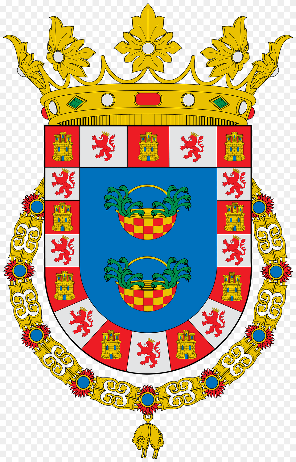 Escudo Duque De Medina Sidonia Clipart, Emblem, Symbol, Armor, Dynamite Free Transparent Png