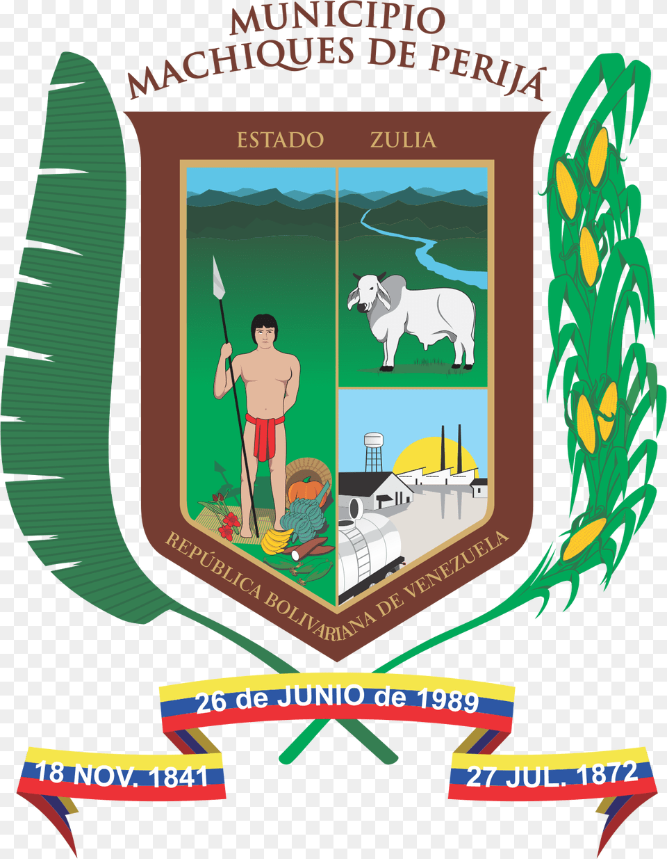 Escudo Machiques De Perija Bandera De Machiques, Person Png