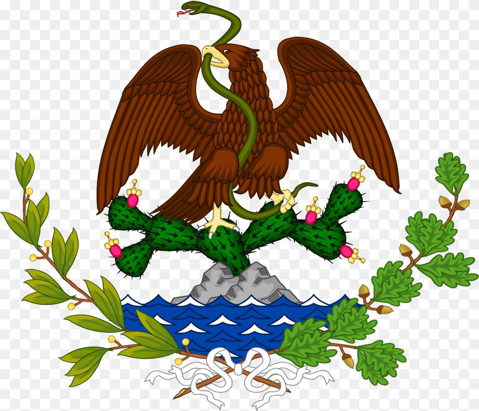 Escudo Mexicano, Pattern, Animal, Bird, Emblem Free Transparent Png