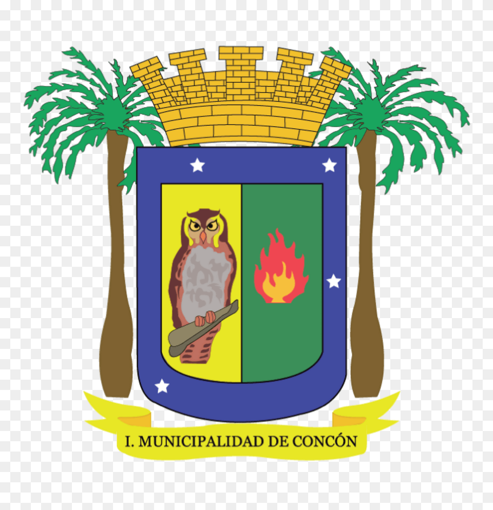 Escudo Municipal De Concn Clipart, Emblem, Symbol, Armor, Baby Free Png