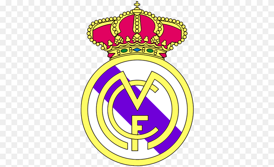 Escudo Real Madrid 1941 Real Madrid, Badge, Logo, Symbol, Gold Png
