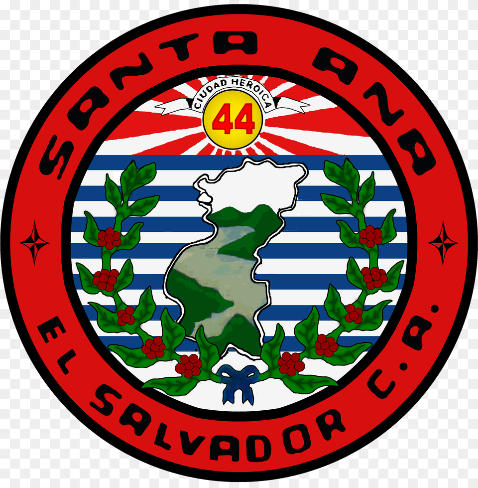 Escudo Santa Ana El Salvador Alcaldia, Badge, Logo, Symbol, Emblem Free Png Download