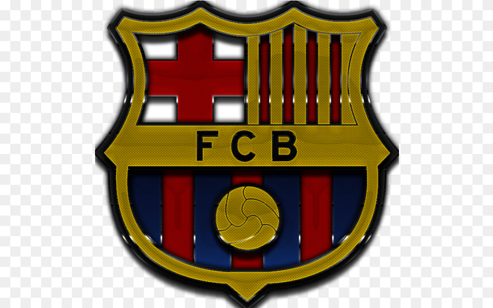 Escudo Ultrametalizado F Fc Barcelona, Badge, Logo, Symbol, Armor Free Png Download