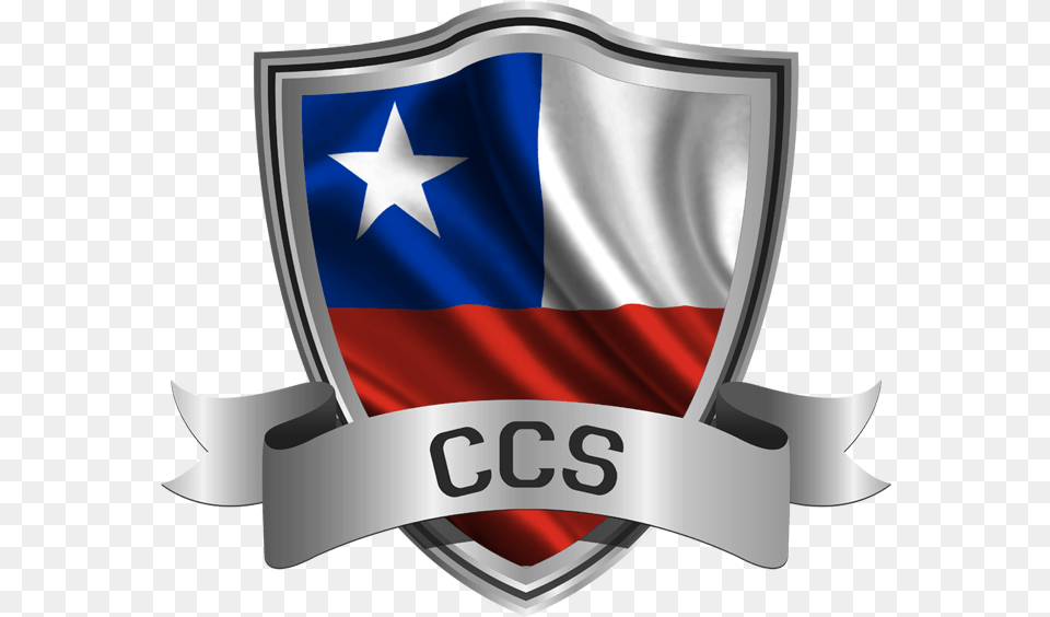 Escudoccs Chile Flag Hd, Armor, Shield Png Image