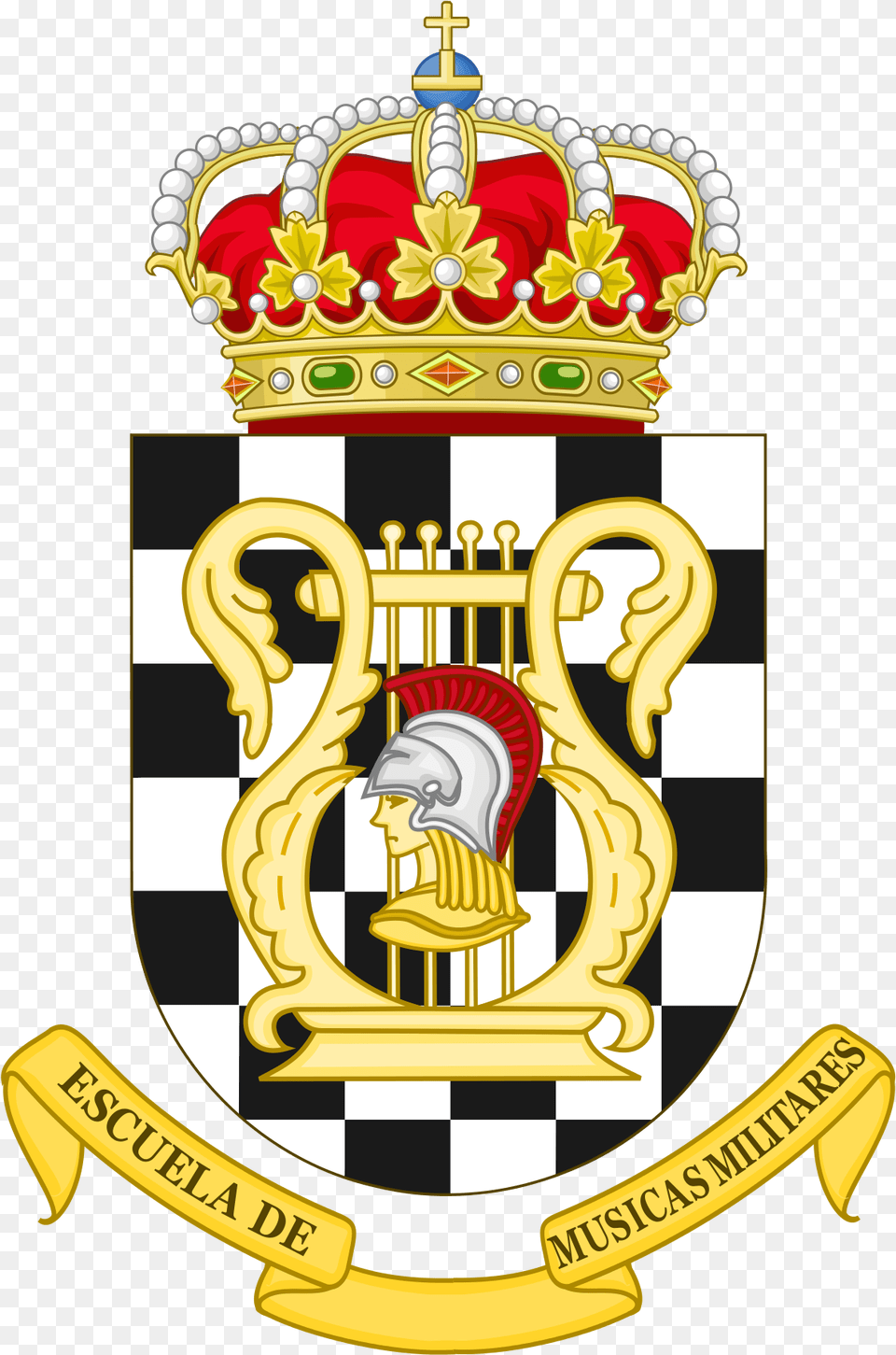 Escuela De Musicas Militares, Badge, Logo, Symbol, Emblem Png Image