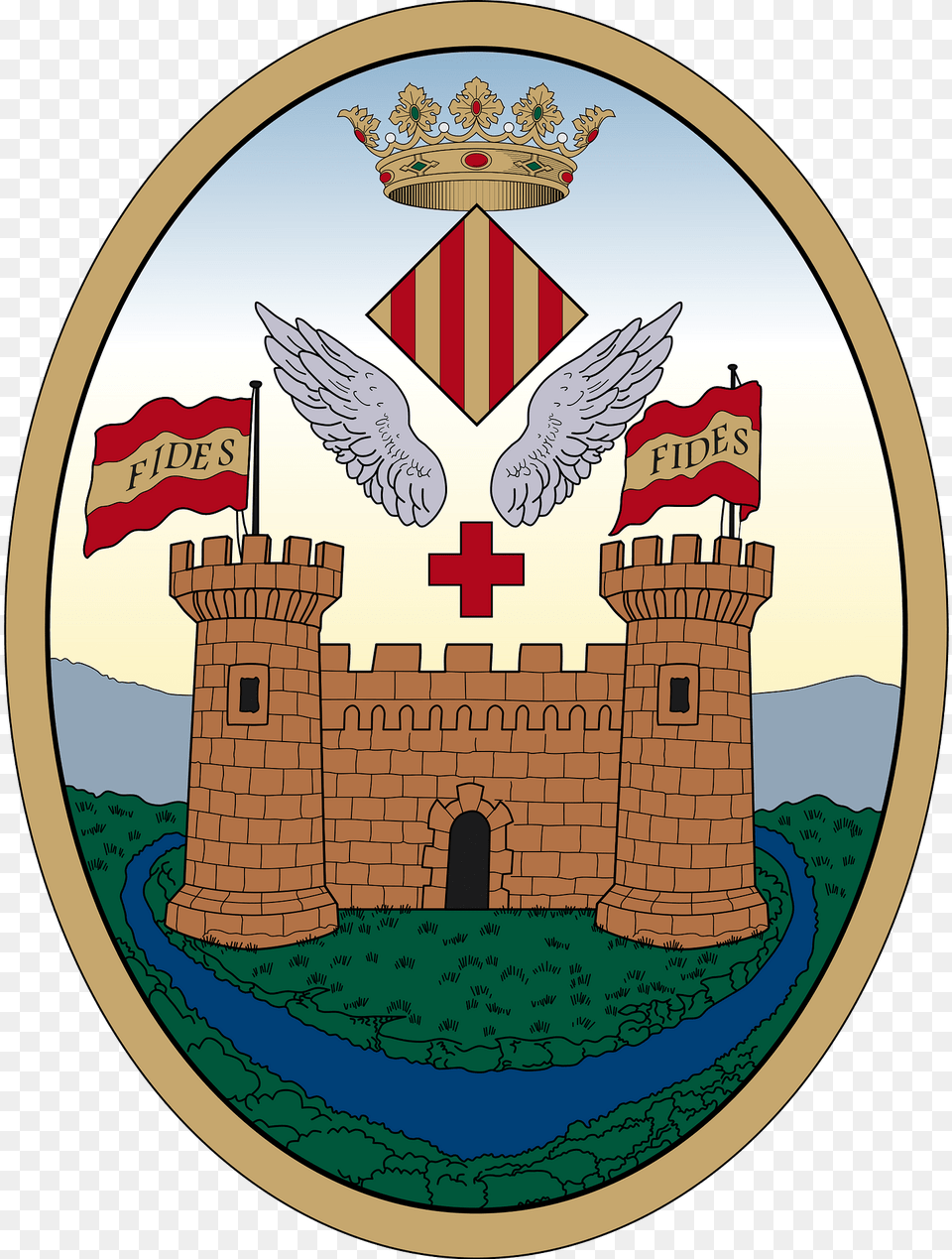 Escut D39alcoi Clipart, Architecture, Building, Castle, Fortress Png