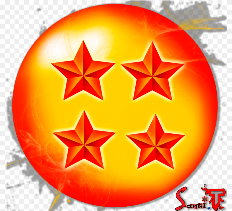 Esfera De 4 Estrellas Esfera Del Dragon 6 Estrellas, Star Symbol, Symbol, Sphere Png Image