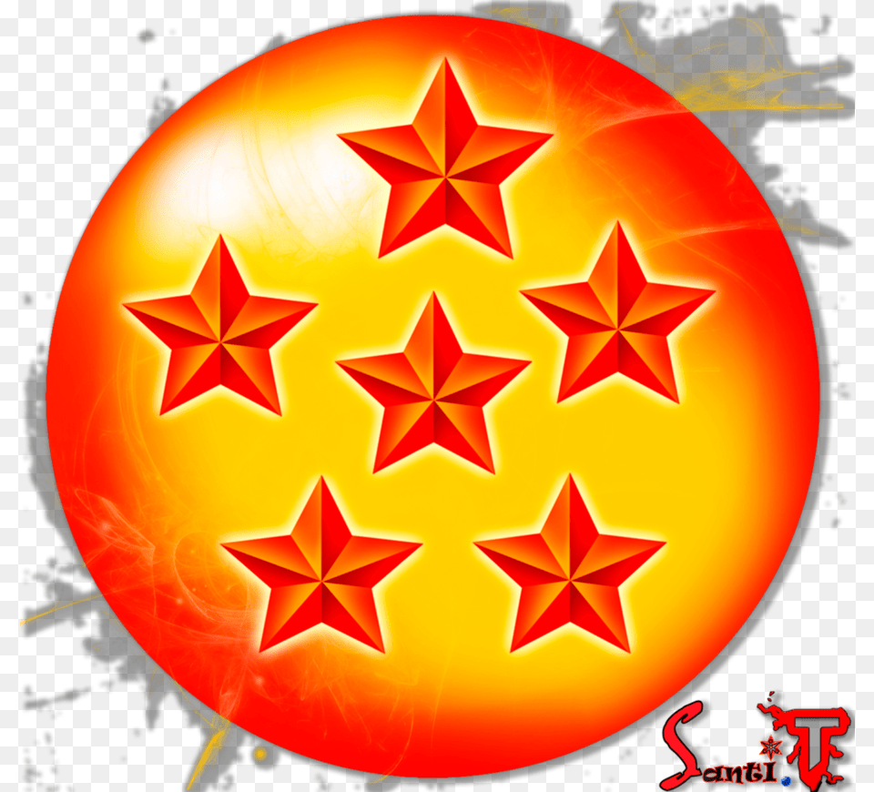 Esfera Del Dragon 6 Estrellas By Santiago84 Day45zy Esferas Del Dragon 4 Estrellas, Sphere, Star Symbol, Symbol Free Png Download