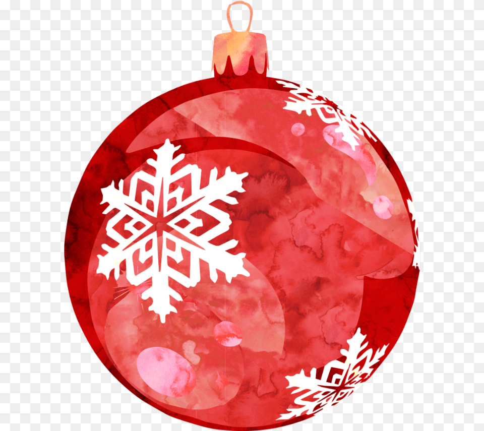 Esfera Navidad Watercolor Christmas Ornament Clipart, Accessories Free Png Download