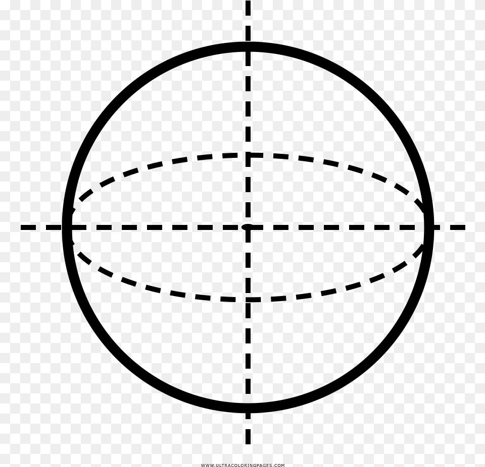 Esfera Pgina Para Colorear Circle, Gray Free Png