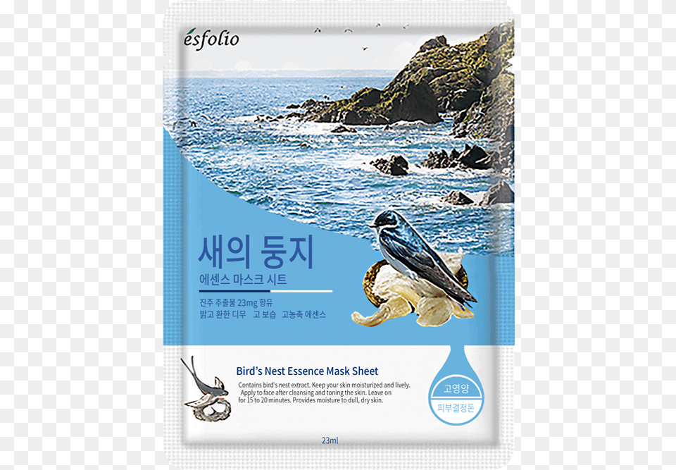 Esfolio Bird39s Nest Essence Mask Sheet, Advertisement, Poster, Animal, Bird Free Png Download