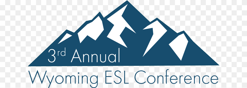 Esl Amp Dli Conference Logo Featuring Mountains University Of Wyoming, Triangle, Outdoors, Nature, Scoreboard Free Png Download