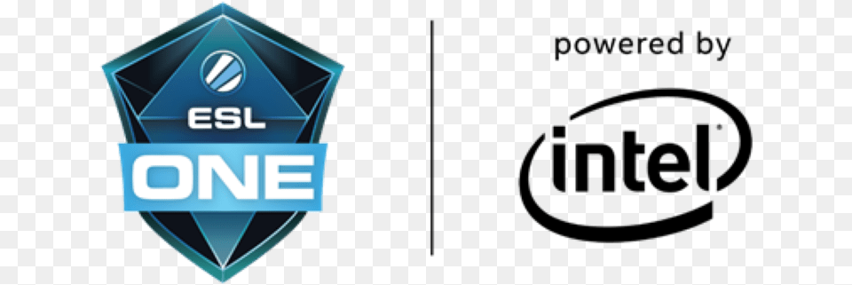 Esl The Worlds Largest Esports Company And Nodwin Esl One Powered By Intel, Logo, Badge, Symbol, Scoreboard Free Png