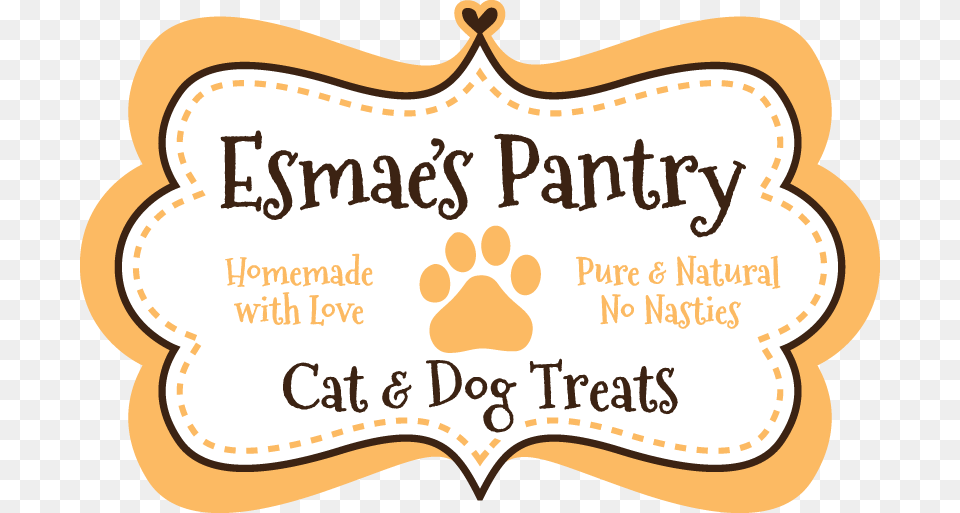 Esmae S Pantry Labels For Homemade Doggie Treats, Text Free Png