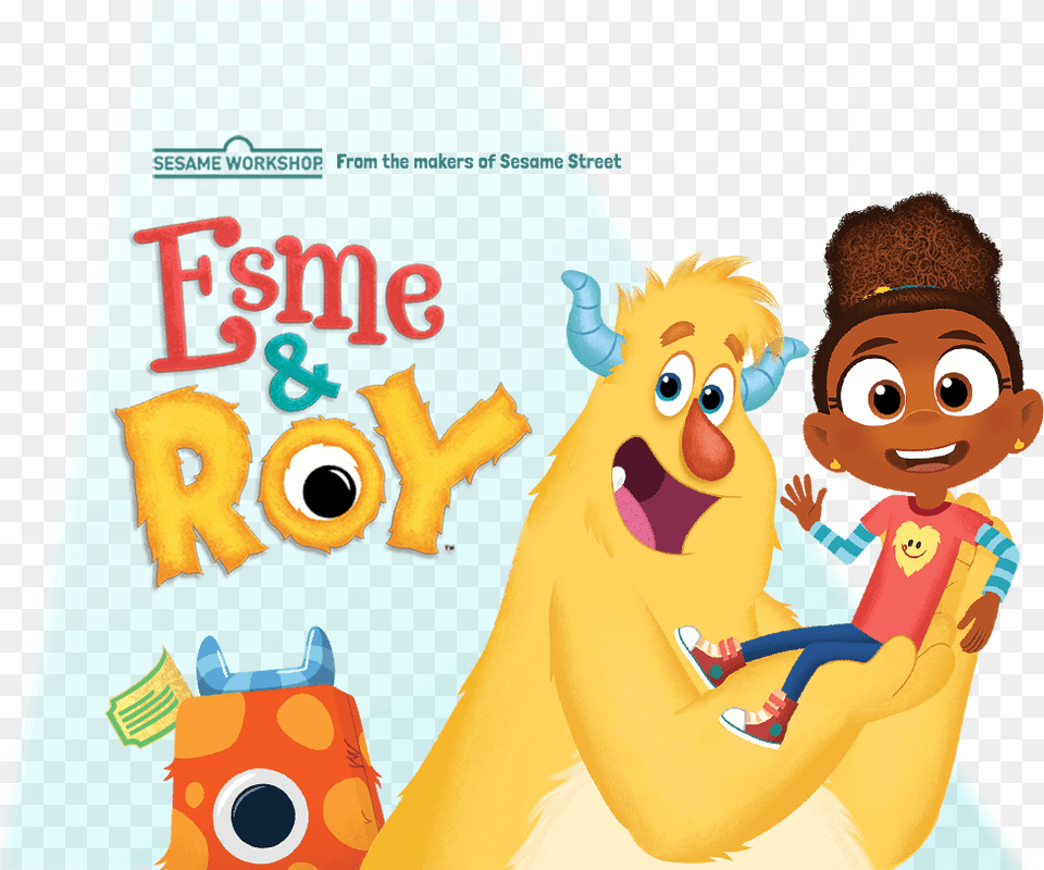 Esme Amp Roy Hbo Esme And Roy Sesame Street, Book, Publication, Baby, Face Free Png Download