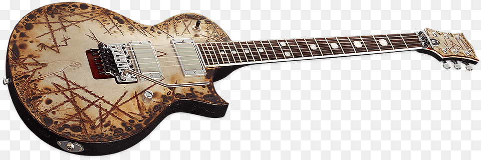 Esp E Ii Rzk Ii Burnt, Guitar, Musical Instrument, Electric Guitar Png