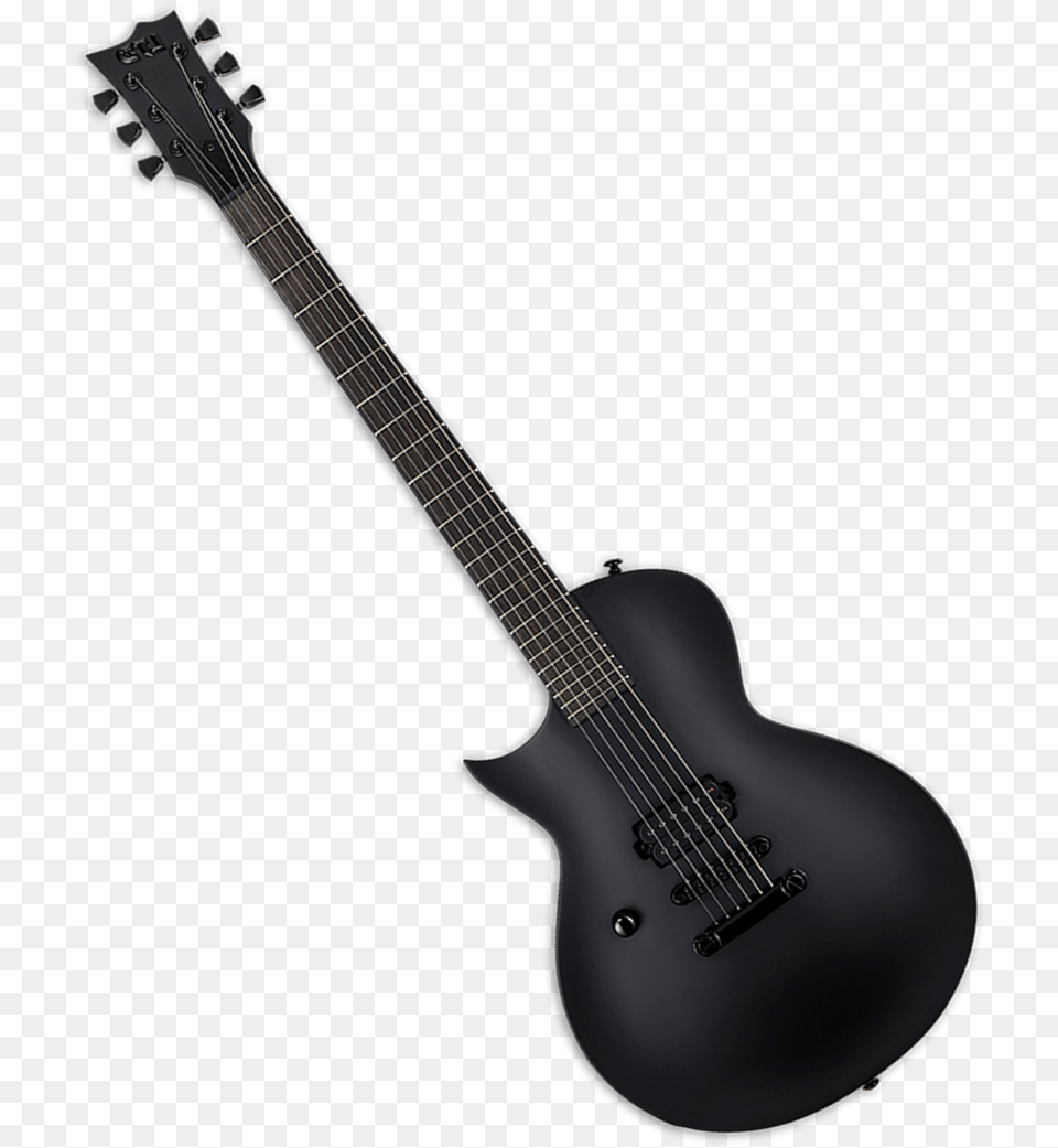Esp Ltd Ec Black Metal Electric Guitar Black Satin Electric Guitar, Bass Guitar, Musical Instrument Free Transparent Png