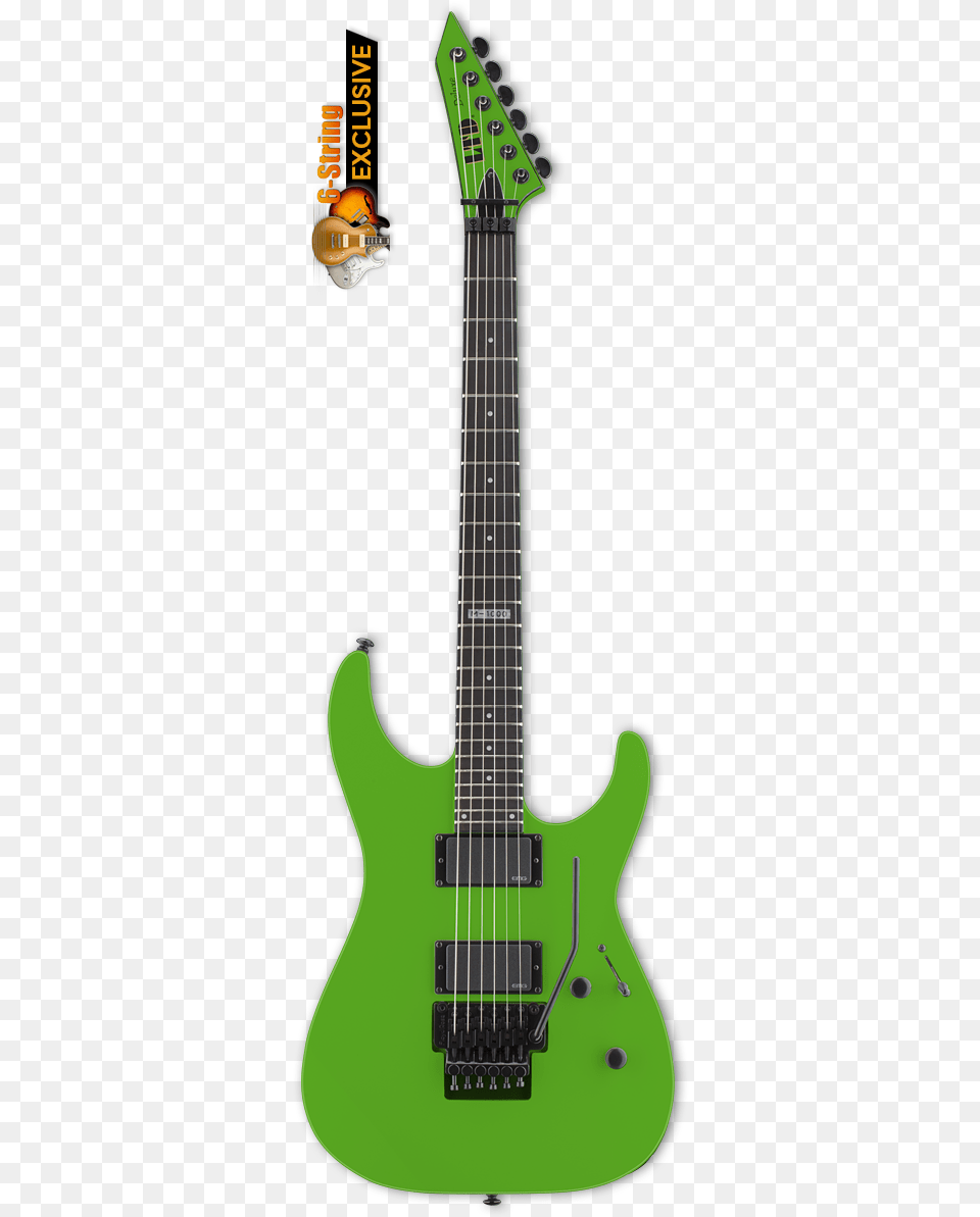 Esp Ltd M 1000 Neon Green Electric Guitar Esp Ltd Mh 400 Blupfd, Bass Guitar, Musical Instrument, Electric Guitar Free Transparent Png