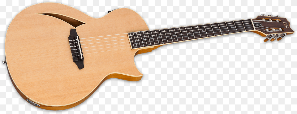 Esp Ltd Tl 6n Thinline Nylon String Acoustic Electric, Guitar, Musical Instrument, Bass Guitar Free Png Download