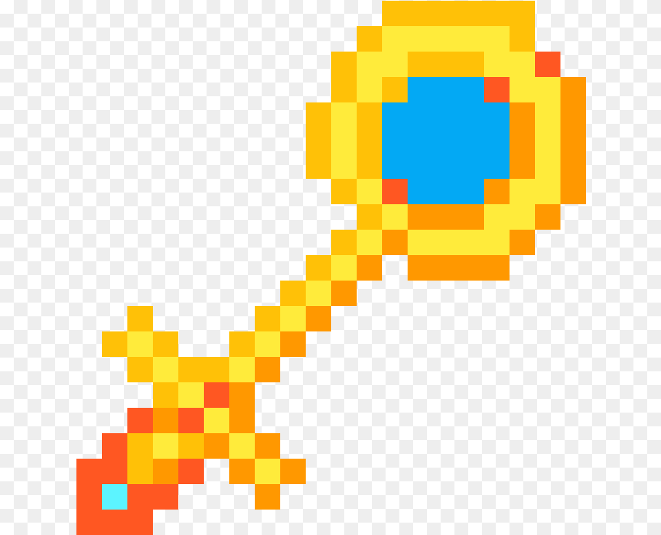 Espada Minecraft Fire Sword Pixel Art Free Transparent Png