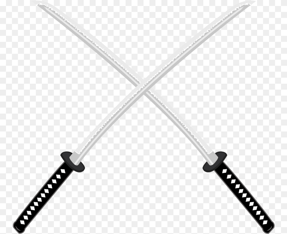 Espadas Deadpool Crossed Samurai Swords, Sword, Weapon, Blade, Dagger Free Png Download