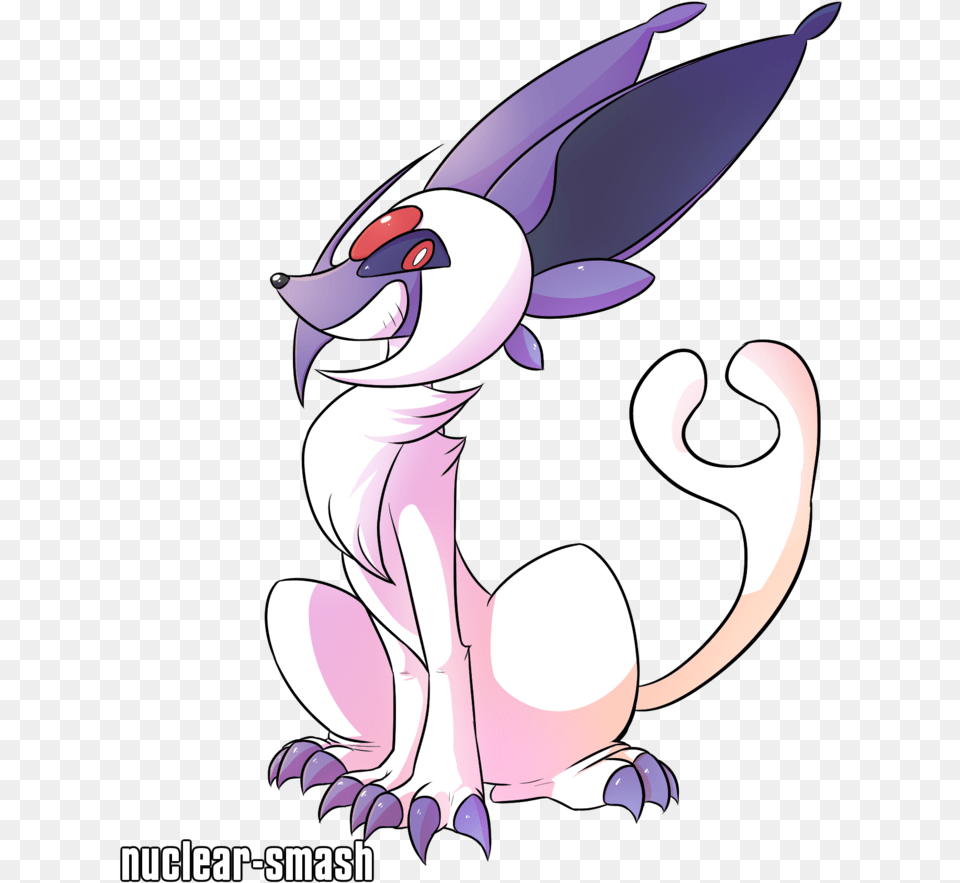 Espeon Absol Fusion, Cartoon, Animal, Fish, Sea Life Png Image