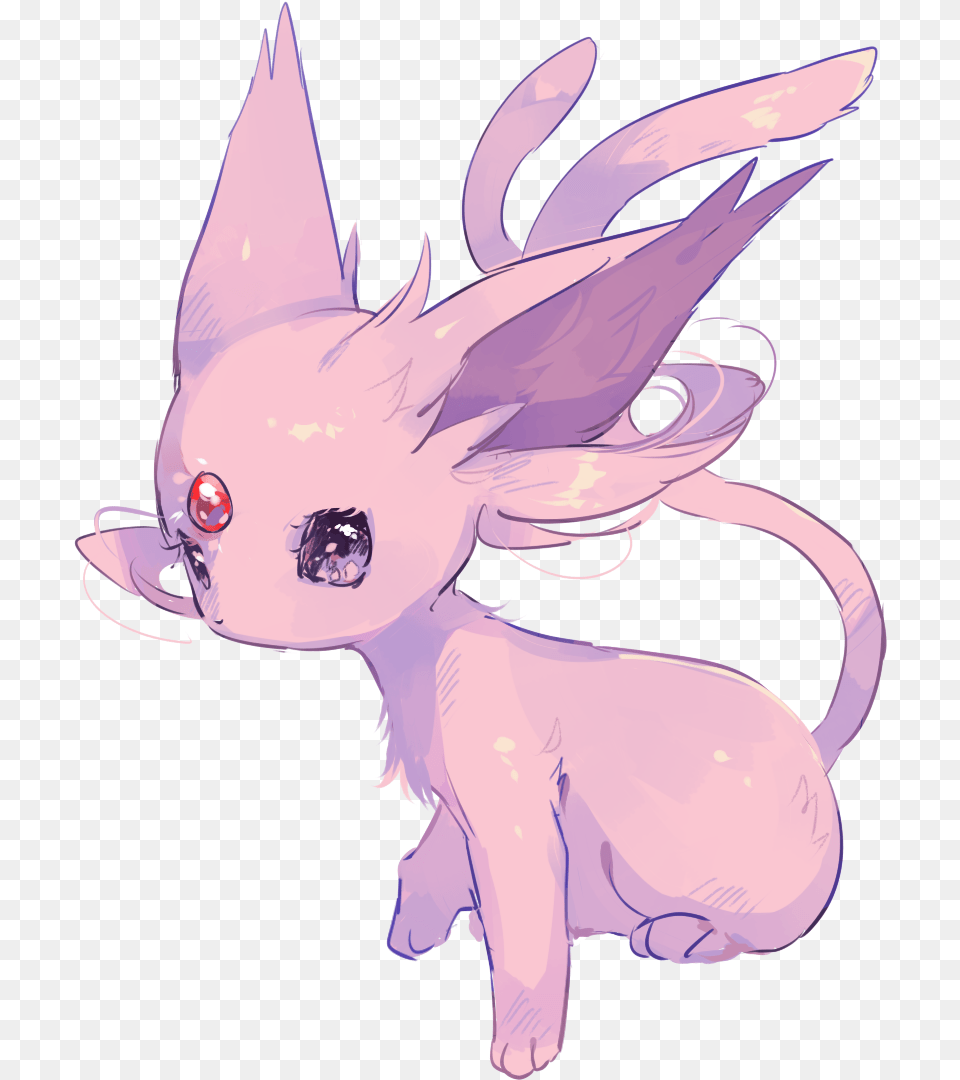 Espeon Drawn Mythical Creature, Book, Comics, Publication, Person Free Png
