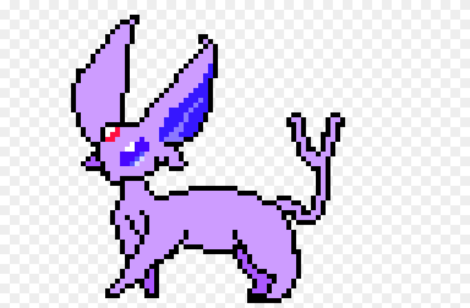 Espeon Pixel Art Maker, Purple, Animal, Bird, Jay Free Transparent Png