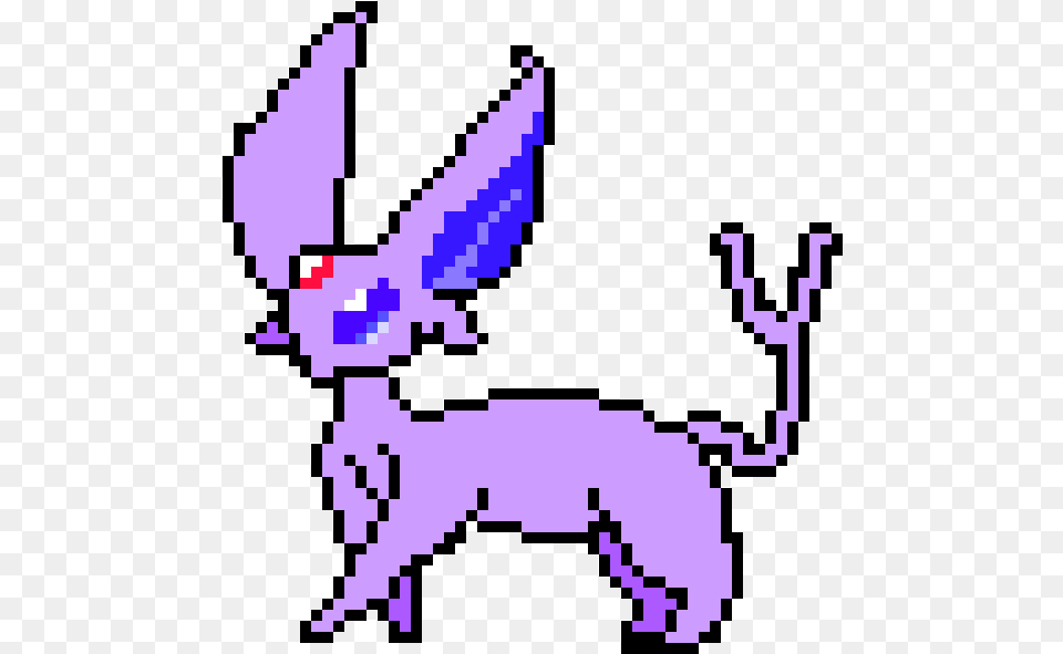 Espeon Pixel Art Maker Cartoon, Animal, Bird, Jay Free Transparent Png