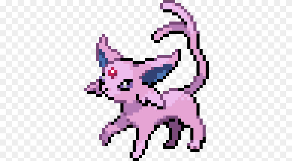 Espeon Pixel Art Maker Espeon Pixel Art, Purple Png Image