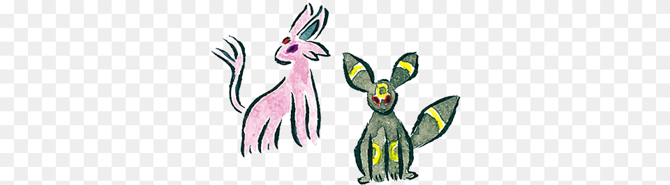 Espeon Umbreon Pokmon Shirts Animal Figure, Mammal, Rabbit Free Png Download