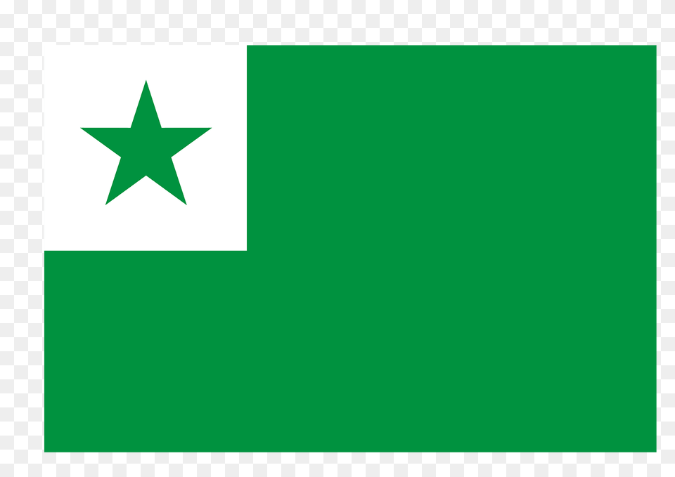 Esperanta Flago Clipart, Green, Star Symbol, Symbol Free Png