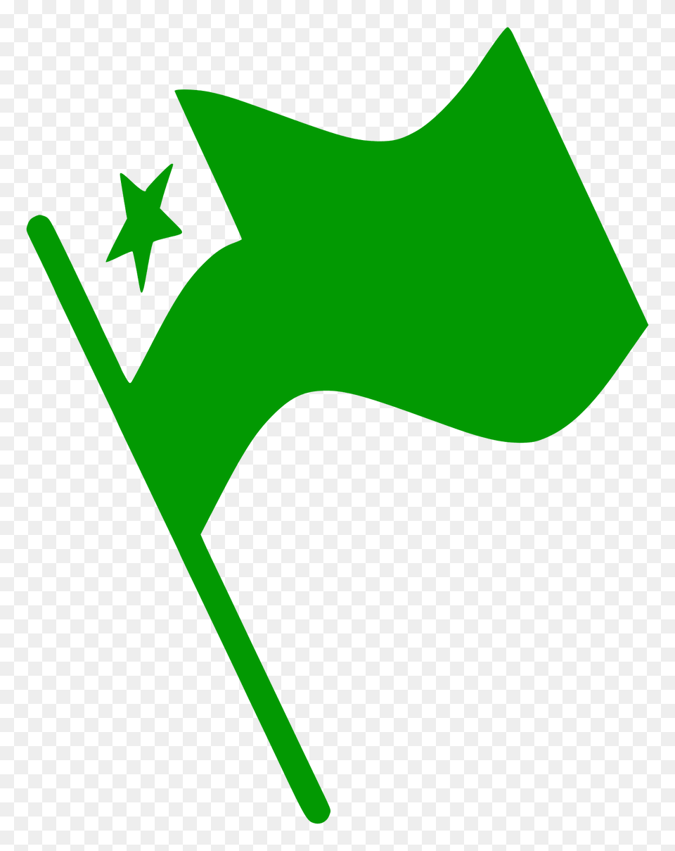 Esperanto Flag Waving Clipart, Green, Symbol Png