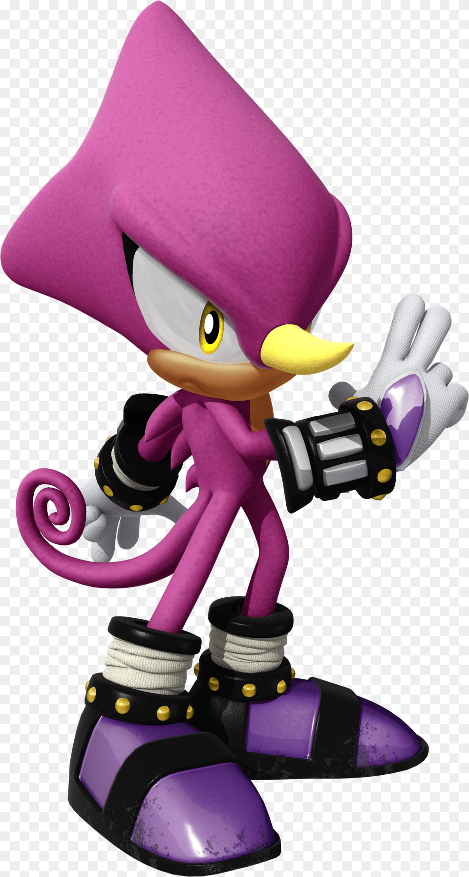Espio The Chameleon 2000, Purple, Toy, Clothing, Glove Free Png Download